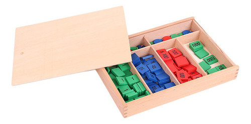 Sellos De Madera Materiales Matemáticos Juego