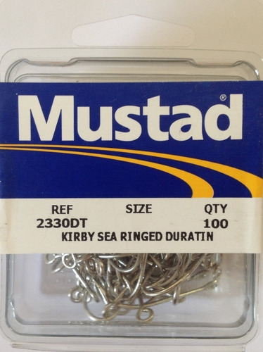 Anzuelo Mustad Sea Kirby Modelo 2330dt No.11 100pzs