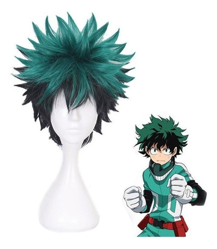 Peluca Izuku Midoriya Deku My Hero Academia Peluca