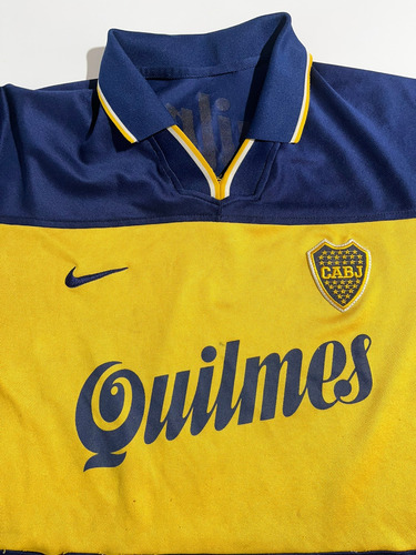Camiseta Boca Juniors Nike Campeon 1998 Titular T.s (Usado)