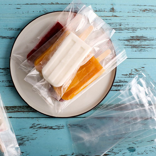 Sacos De Sorvete Congelados Para Armazenar A Paleta Na Ref