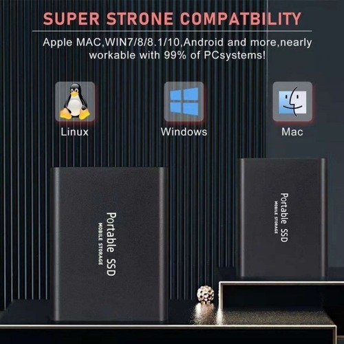 Disco Duro Externo Ssd Usb3-1gen1 16tb Para Tableta Portátil