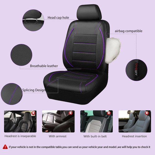Cubierta De Asiento De Automóvil De Cuero Pu Pus Pus, Diseño