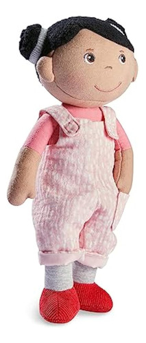 Muñeca Haba Snug Up Rumbi, 10 Muñecas Blandas Con Color Negr