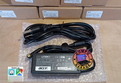 Cargador Original Para Laptop Acer 65w Punta 5.5x1.7mm