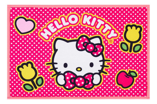 Tapete Decorativo Multiusos Hello Kitty - Providencia Ancho 60 cm Color Fucsia Diseño de la tela Estampado Largo 40 cm
