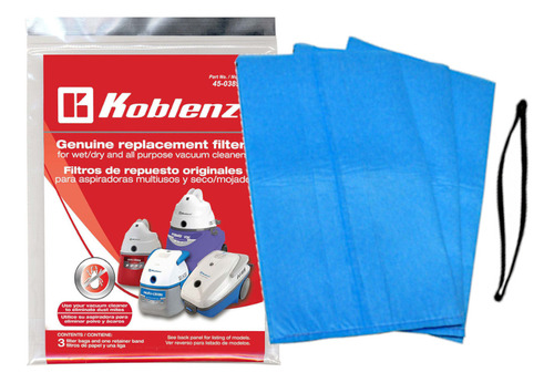 6 Sobres Filtro Aspiradora Repuesto Modelo 4503892 Multiusos