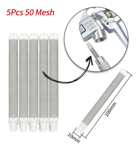 2 X 5 Filtros De Pulverización De Alta Presión, Malla 50