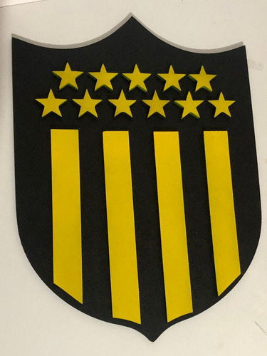 Escudos Corpóreos Peñarol 40cm 