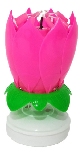 Lotus Music Lotus Candle Music Candle Double Flower