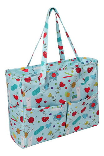 Recogida De Hilo Bolsa De Lana De Tejer Crochet Tote
