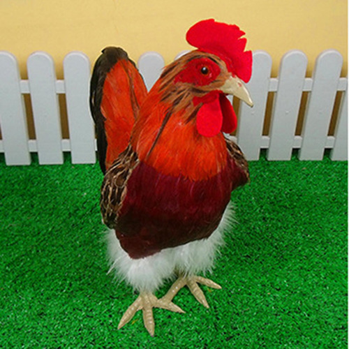 Estatua De Gallo Realista, Estatua De Pollo, Adorno De Pollo