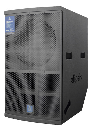Subwoofer Elipsis Bls-1600p 1600wrms 1x18 Pasivo 130db Spl Color Negro