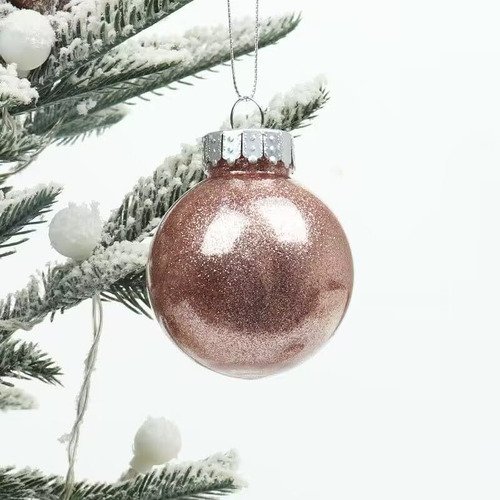 Aventos De Bolas De Navidad De Plástico Transparente De Yycr