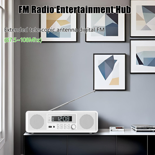 Início Sistema Estéreo Leitor De Cd Wiscent Premium 20w