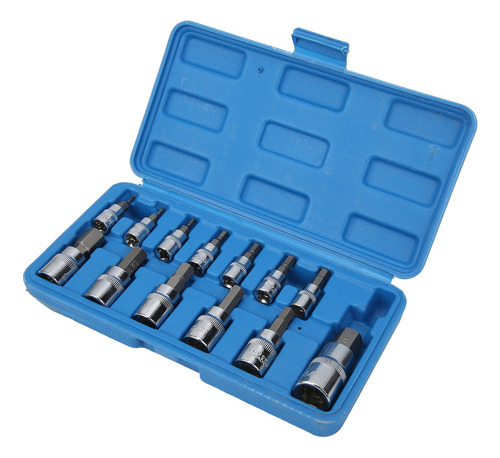 Conjunto De Soquete De Bit Hexagonal De Chave Quadrada 1/4in
