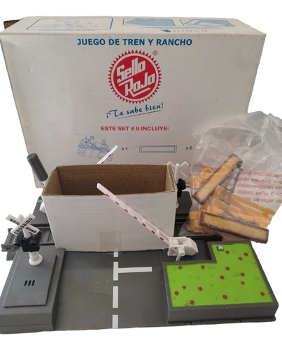 Set #9 Juego De Tren Y Rancho Sello Rojo Smart Toys