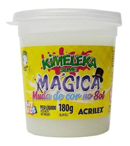 Kimeleka Slime Magica Muda De Cor 180g Sortida Acrilex 05880