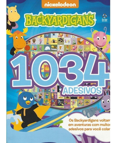 Livro Revista Backyardigans 1034 Adesivos