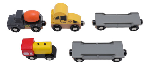 Juego De Tren De Juguete Para Niños De Madera Que Mejora La