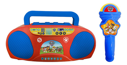Boombox E Karaoke Patrulha Canina - Leia A Descrição