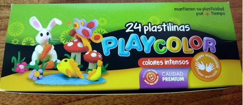 Plastilina X 24 Play Color Surtidos