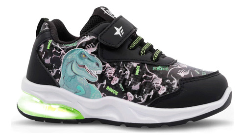 Zapatilla Footy Plus Dino Transformer Super Casual Con Luz