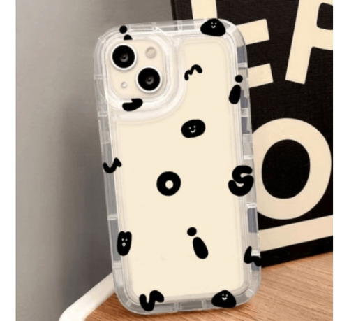 -funda De Silicone Colchón Aire Transparente Para iPhone Case