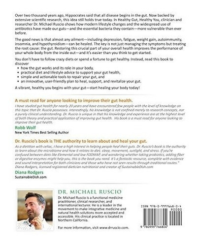 Healthy Gut, Healthy You, De Dr. Michael Ruscio. Editorial The Ruscio Institute, Llc, Tapa Blanda En Inglés, 2018