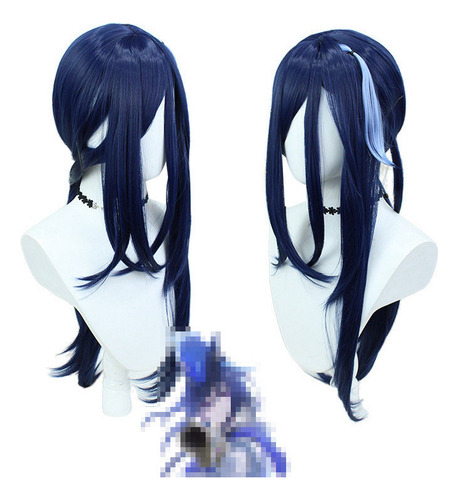 80cm Game Anime Clorinde Cosplay Long Wig