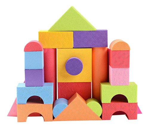 25 Piezas De Espuma Suave Bloques De Construcción 3,5 Cm De