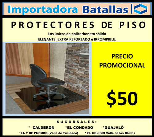 Oferta Acrílico Al 50% Lana De Roca Piso De Policarbonato A4