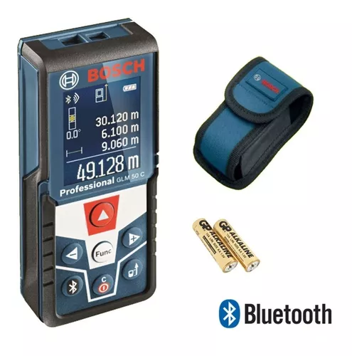 Creo que Calificación Sensible Medidor Distancia Telemetro Laser Bosch Glm 50 Con Bluetooth