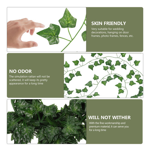 12pcs Vine Fake Vines Vines For Bedroom For Home