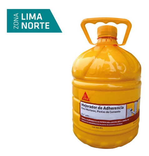 Mejorador De Adherencia Sika®latex 4l