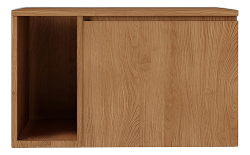 Mueble Vanitory Baño Colgante Melamina Mdf 18mm Moderno Todo Enchapado En Pino Sin Bacha Sin Agujeros