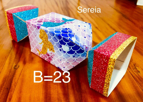 Imagem 4 de 5 de Kit 380 Peças Para Doces Festa Tema Sereia Forminha Maleta