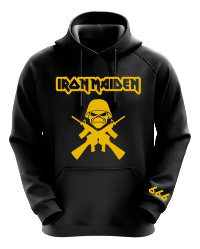 Polerón Negro Iron Maiden Diseño 3