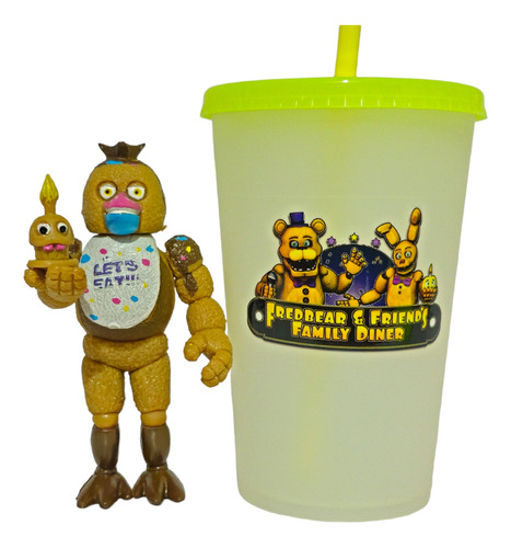 Juguete Vaso Magico Chica & Figura Five Nights At Freddy's 