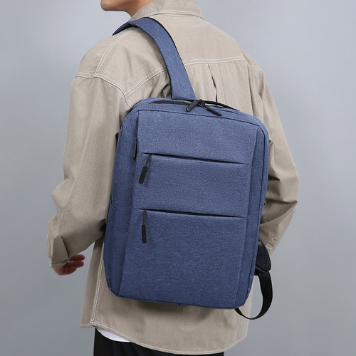 Bolsos De Hombro Para Hombres De Gran Capacidad, Mochilas De Computadora De Cercanías, Mochilas De Moda, Mochilas Para Estudiantes De Viaje Azul