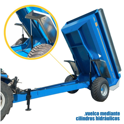 Acoplado Volcador 1 Eje 10000kg Opc Sobrebaranda J. Hartwich