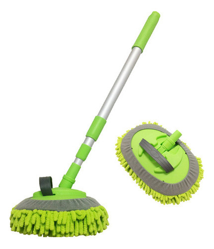 Escova De Pó De Microfibra Retrátil Mop Car Wash