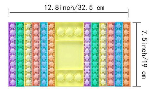 Imagem 2 de 4 de Pop It Fidget Toy Game Brinquedo Xadrez Sensorial Antistress