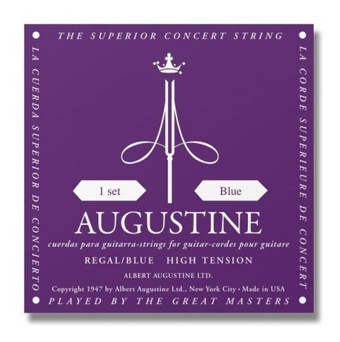 Augustine Regal Blue Cuerdas Para Guitarra Clásica