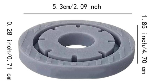 Soporte Para Tapa De, Resistente Y De Fácil Gris