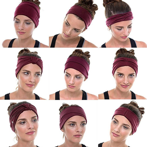 Bandanas Elásticas Para La Cabeza Y Deportivas 2 Piezas