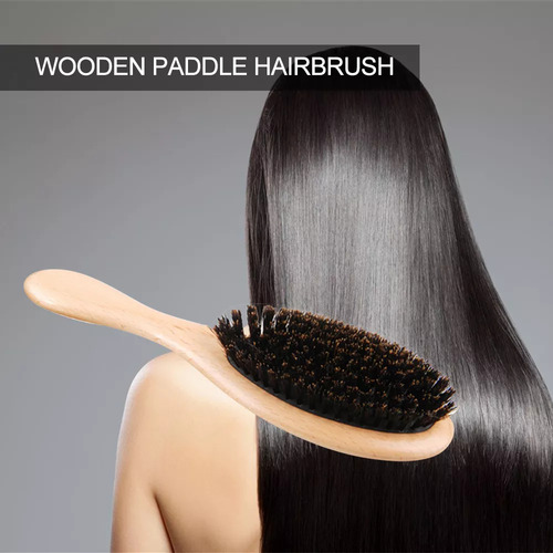 Cepillo De Pelo Con Cerdas De Jabalí, Cepillo Natural, Palet