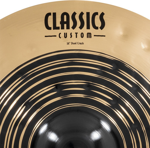 Plato de batería Meinl Classics Custom Dual Crash 16
