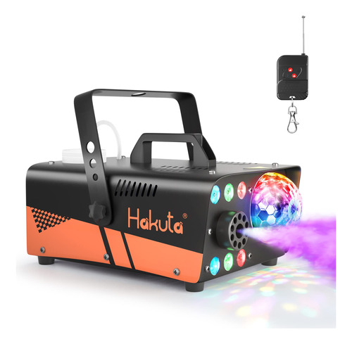 Hakuta - Mquina De Humo De 600 W Con Luz De Bola De Discotec