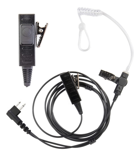 Walkie Talkie Auricular Con Micrófono - Tubo Desconexión Ráp